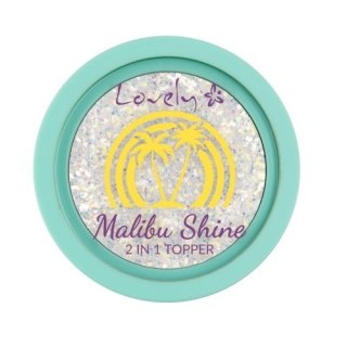 Lovely Malibu Shine glitterowy topper 2w1 1 2g