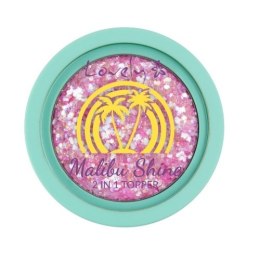 Malibu Shine glitterowy topper 2w1 2 2g Lovely