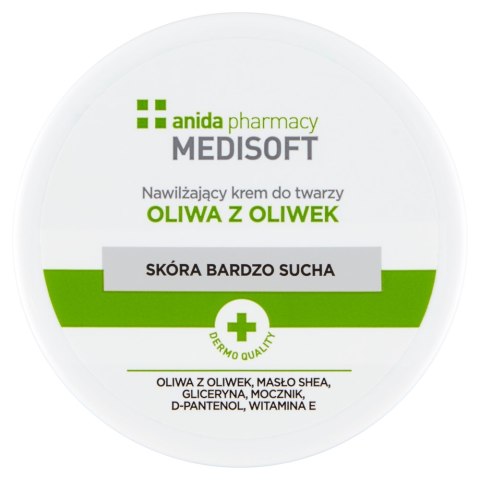 Anida Medisoft nawilżający krem do twarzy oliwa z oliwek 100ml