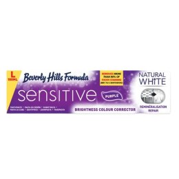 Natural White Sensitive Purple Toothpaste wybielająca pasta do zębów nadwrażliwych 100ml Beverly Hills