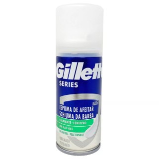 Series Sensitive pianka do golenia z aloesem 100ml Gillette