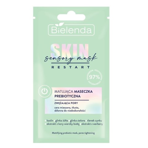 Bielenda Skin Restart Sensory Mask matująca maseczka prebiotyczna 8g