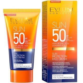 Sun Protection przeciwsłoneczny krem do twarzy SPF50 50ml Eveline Cosmetics