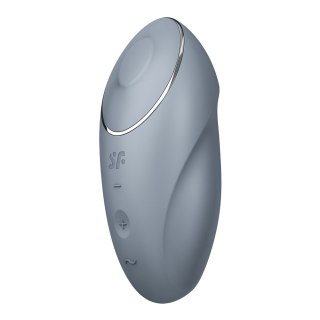 Satisfyer Tap & Climax 1 wibrator nakładany z funkcją stukania Bluegrey