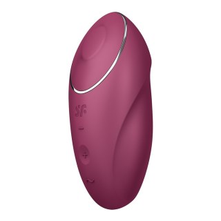 Satisfyer Tap & Climax 1 wibrator nakładany z funkcją stukania Red