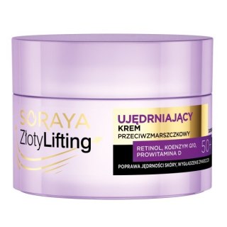 Soraya Złoty Lifting ujędrniający krem przeciwzmarszczkowy 50+ 50ml