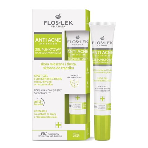Floslek Anti Acne 24h System żel punktowy na niedoskonałości 20ml