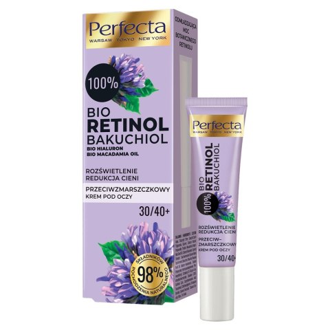 Perfecta Bio Retinol przeciwzmarszczkowy krem pod oczy i na powieki 30/40+ 15ml