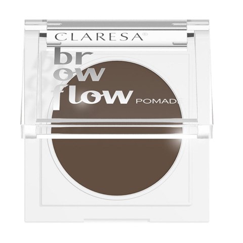 Claresa Brow Flow puszysta pomada do brwi 02 Medium Brown 3.5g Claresa Brow Flow puszysta pomada do brwi 02 Medium Brown 3.5g