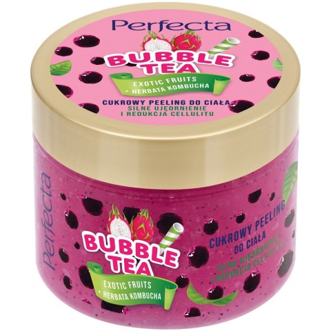 Perfecta Bubble Tea cukrowy peeling do ciała Exotic Fruits 300g