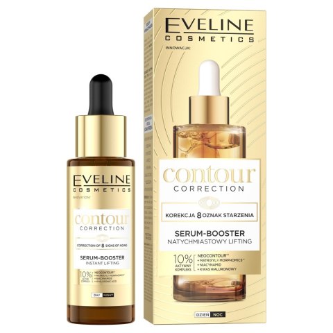 Eveline Cosmetics Contour Correction serum-booster natychmiastowy lifting 30ml Eveline Cosmetics Contour Correction serum-booster natychmiastowy lifting 30ml