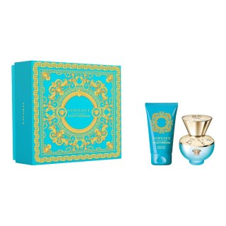 Versace Dylan Turquoise Pour Femme zestaw woda toaletowa spray 30ml + żel do ciała 50ml