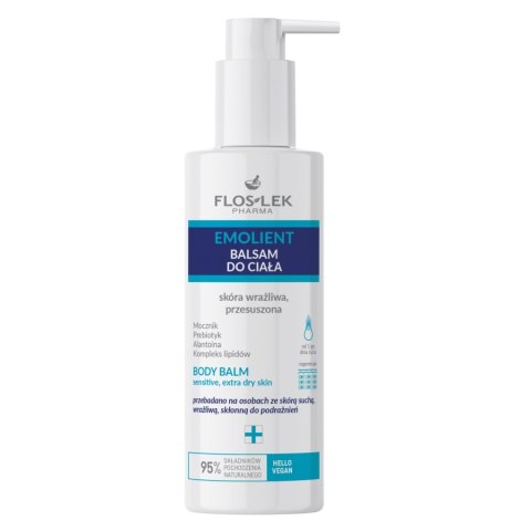 Floslek Emolient balsam do ciała skóra wrażliwa i przesuszona 175ml Floslek Emolient balsam do ciała skóra wrażliwa i przesuszona 175ml