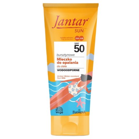 Farmona Jantar Sun bursztynowe wodoodporne mleczko do opalania SPF50 200ml