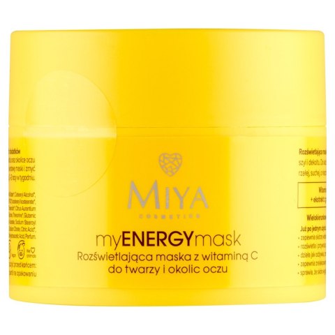 Miya Cosmetics MyENERGYmask rozświetlająca maska z witaminą C 50ml