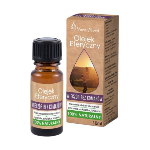 Vera Nord Naturalny olejek zapachowy Wieczór Bez Komarów 10ml Vera Nord Naturalny olejek zapachowy Wieczór Bez Komarów 10ml