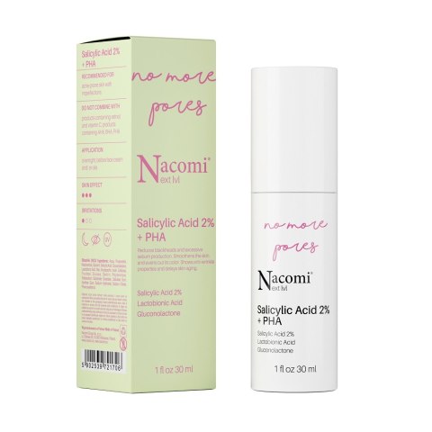 Nacomi Next Level kwas salicylowy 2% + PHA 30ml