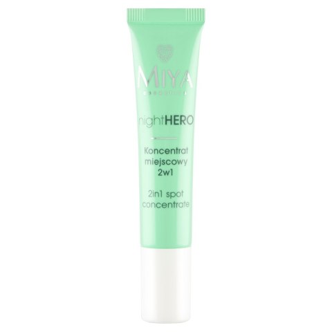 Miya Cosmetics NightHERO koncentrat miejscowy 2w1 15ml Miya Cosmetics NightHERO koncentrat miejscowy 2w1 15ml