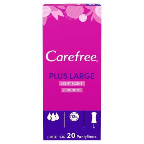 Carefree Plus Large wkładki higieniczne Light Scent 20szt.