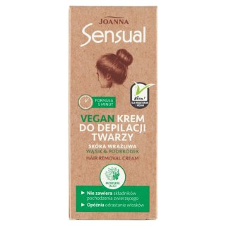 Joanna Sensual Vegan krem do depilacji twarzy 20g