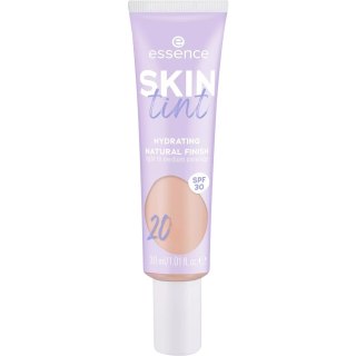 Essence Skin Tint nawilżający krem koloryzujący o lekkim i średnim kryciu SPF30 20 30ml