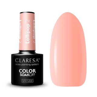 Claresa Soak Off UV/LED Lollipop lakier hybrydowy 2 5g