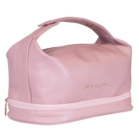 Soft Pink kosmetyczka torebka z organizerem