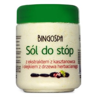 BingoSpa Sól do stóp z ekstraktem z kasztanowca i olejkiem z drzewa herbacianego 550g