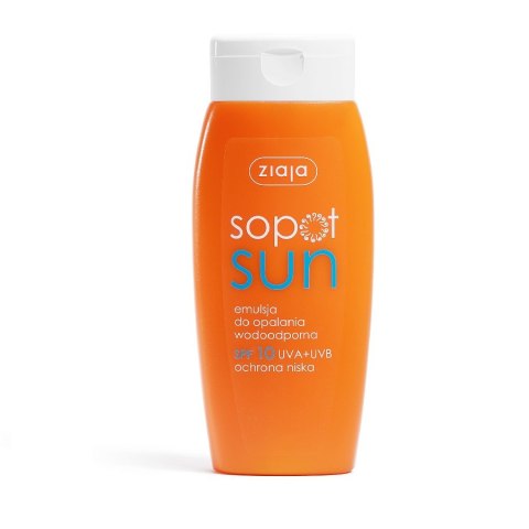 Ziaja Sopot Sun emulsja do opalania wodoodporna SPF10 150ml