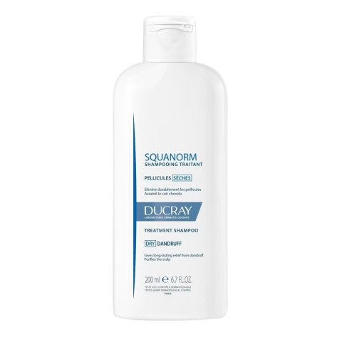 DUCRAY Squanorm szampon leczniczy do łupieżu suchego 200ml