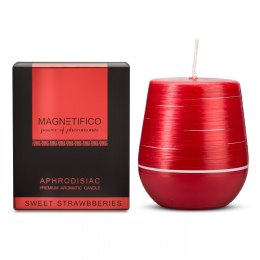 Aphrodisiac Premium Aromatic Candle świeca zapachowa Truskawka 36 godzin Magnetifico
