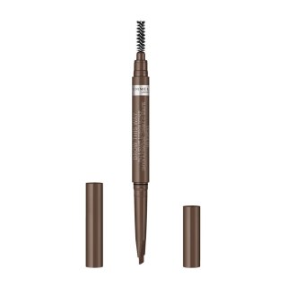 Rimmel Brow This Way Fill & Sculpt automatyczna kredka do brwi z wegańską formułą 002 Medium Brown 0.25g