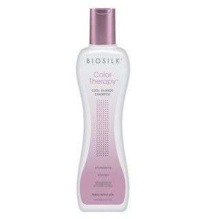 BioSilk Color Therapy Cool Blonde Shampoo szampon do włosów rozjaśnionych i z pasemkami nadający chłodny odcień 355ml