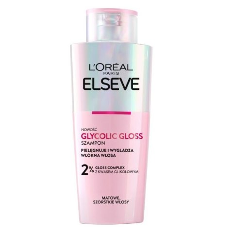 Elseve Glycolic Gloss szampon do włosów szorstkich i matowych 200ml