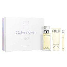 Eternity For Women zestaw woda perfumowana spray 100ml + balsam do ciała 100ml + woda perfumowana 10ml Calvin Klein