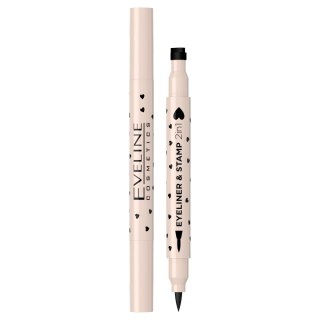 Eveline Cosmetics Eyeliner & Stamp 2in1 eyeliner ze stemplem 01 Serce