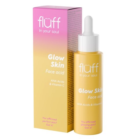 Fluff In Your Soul rozświetlający peeling do twarzy z witaminą C i kwasami AHA 40ml Fluff In Your Soul rozświetlający peeling do twarzy z witaminą C i kwasami AHA 40ml
