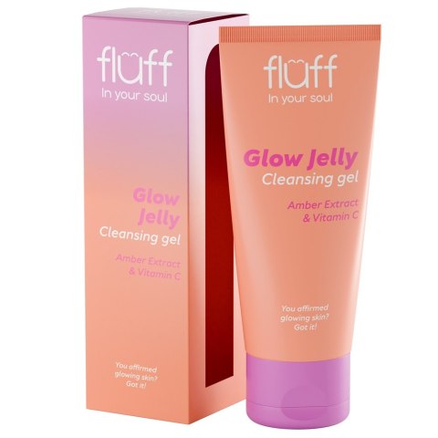 Fluff In Your Soul żel do mycia twarzy z ekstraktem z bursztynu i witaminą C 100ml Fluff In Your Soul żel do mycia twarzy z ekstraktem z bursztynu i witaminą C 100ml