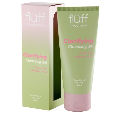 Fluff In Your Soul żel do mycia twarzy z glinką zieloną i kwasem glikolowym 100ml Fluff In Your Soul żel do mycia twarzy z glinką zieloną i kwasem glikolowym 100ml