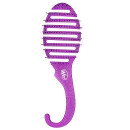 Shower Detangler szczotka do rozczesywania włosów pod prysznicem Purple Glitter Wet Brush