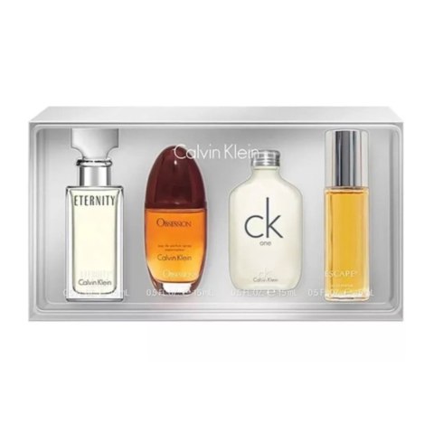 Calvin Klein Women Mini zestaw Obsession woda perfumowana spray 15ml + CK One woda toaletowa spray 15ml + Escape woda perfumowana spray 15ml 