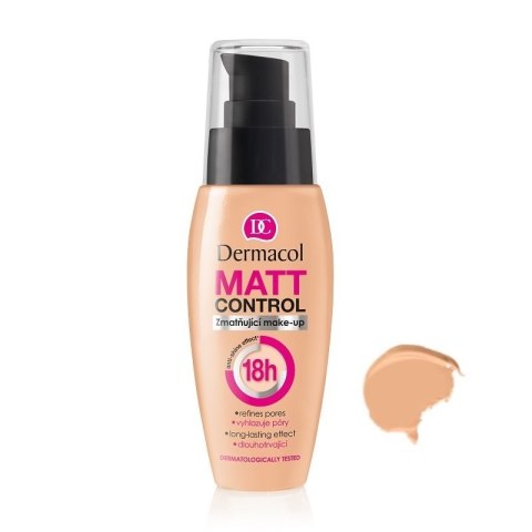 Dermacol 18H Matt Control Foundation matujący podkład do twarzy 01 30ml