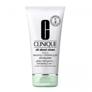 Clinique All About Clean 2-in-1 Cleansing + Exfoliating Jelly głęboko oczyszczający żel do mycia twarzy 2w1 150ml