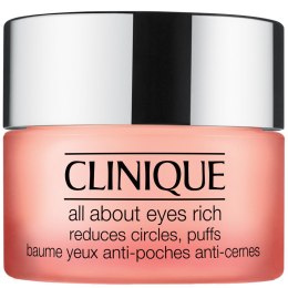 All About Eyes™ Rich Cream bogaty krem pod oczy redukujący sińce i opuchliznę oraz linie i drobne zmarszczki 15ml Clinique