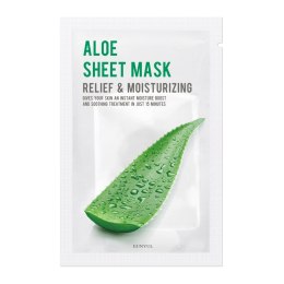 Aloe Sheet Mask nawilżająco-łagodząca maseczka w płachcie z aloesem 22ml EUNYUL