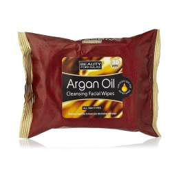 Argan Oil Cleansing Facial Wipes oczyszczające chusteczki z olejkiem arganowym 30szt. Beauty Formulas