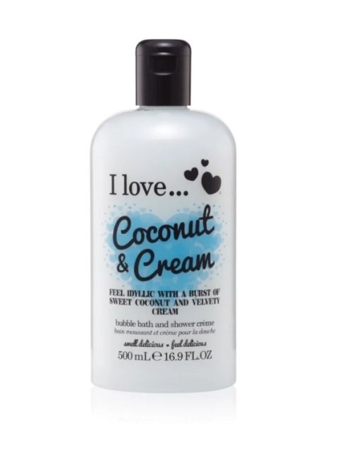 I Love Bath & Shower Creme krem pod prysznic i do kąpieli Coconut & Cream 500ml