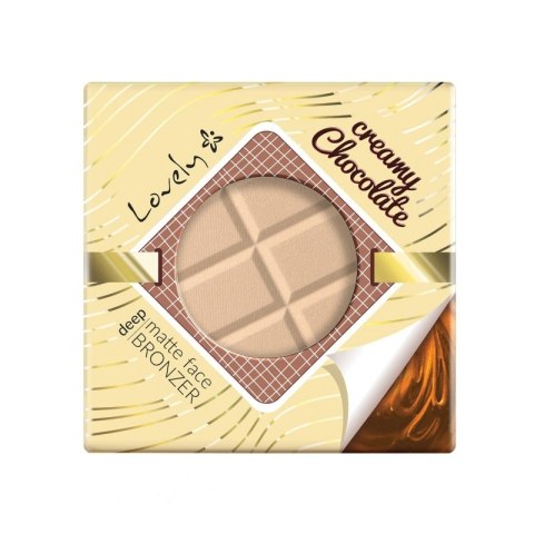 Lovely Creamy Chocolate Deep Matte Face Bronzer czekoladowy matowy puder brązujący do twarzy i ciała 9g