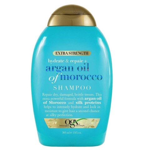 OGX Extra Strength Hydrate + Repair Argan Oil of Morocco Shampoo szampon z marokańskim olejkiem arganowym 385ml