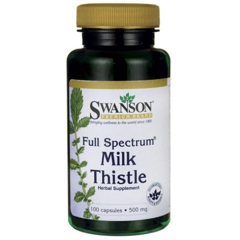 FS Milk Thistle 500mg suplement diety 100 kapsułek Swanson